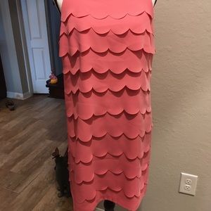 Scalloped Dress WHBM